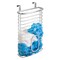 mDesign Metal Over Cabinet Kitchen Storage Basket, Holds 50 Plastic Bags